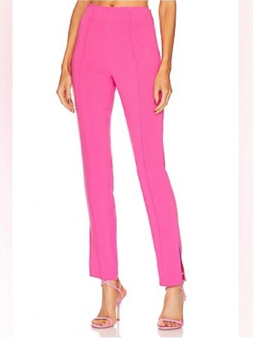 NWT Cinq a Sept Brianne Pant Business Slacks - Pink Azalea size 14 $295